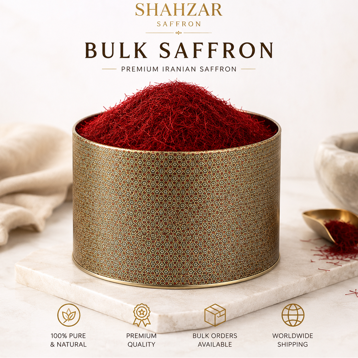 Premium Iranian Saffron - Bulk Saffron