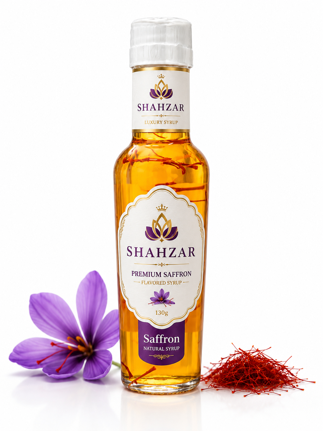 Natural Saffron Syrup - 130 g